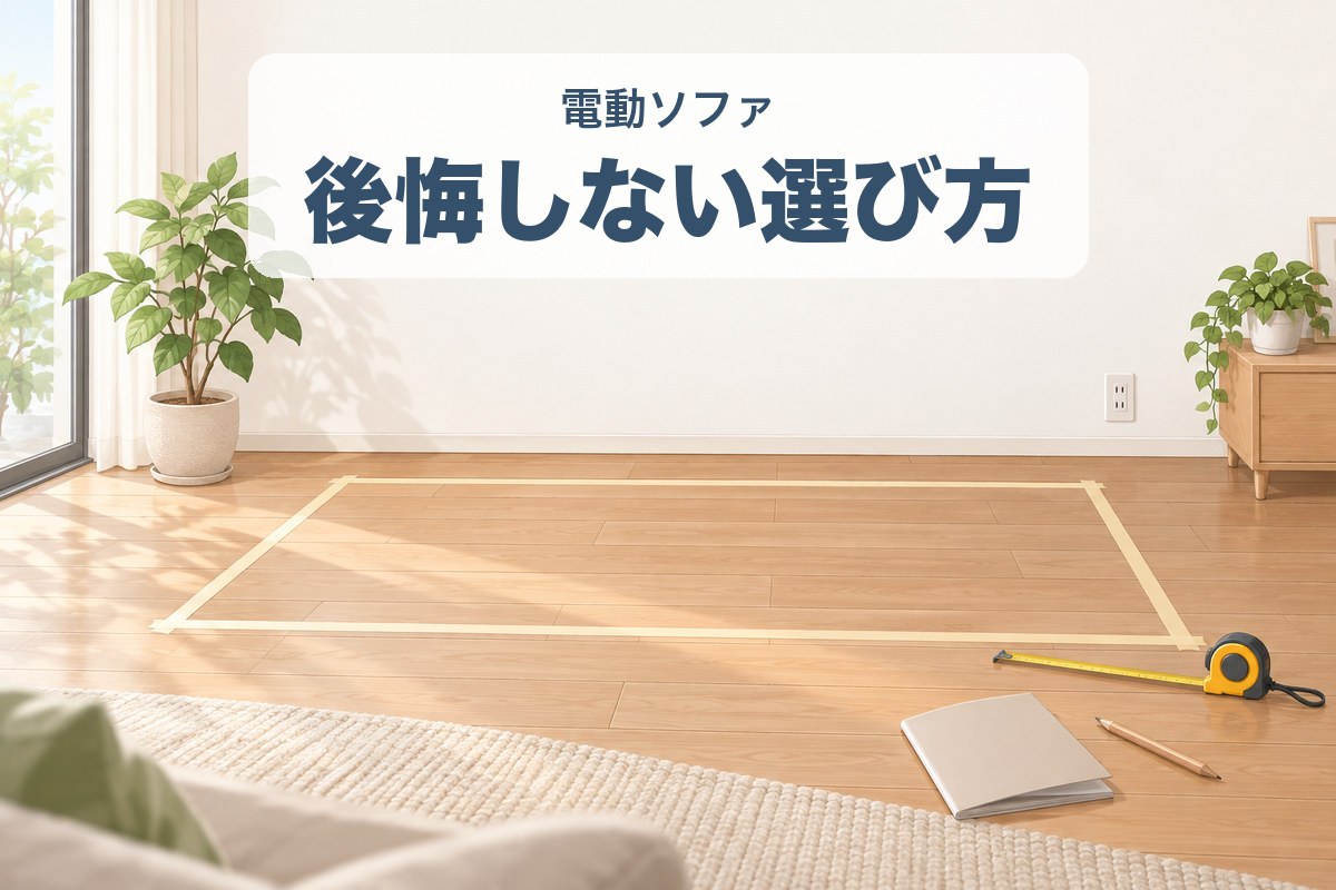 電動ソファ 後悔しない選び方