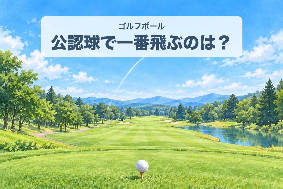 公認球で一番飛ぶゴルフボールは？