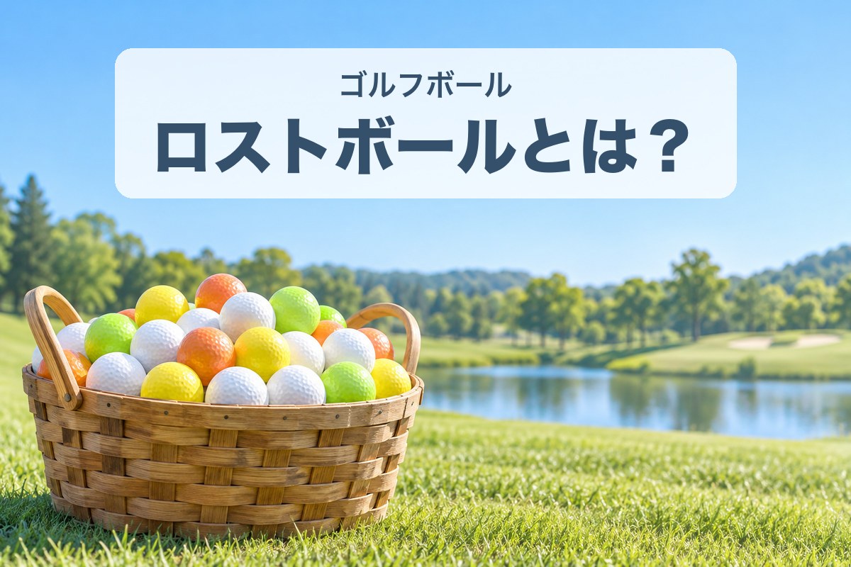 ロストボールとは？かごに入った中古のゴルフボール
