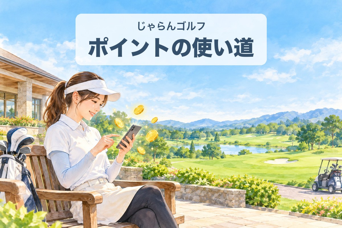 じゃらんゴルフのポイントの使い道