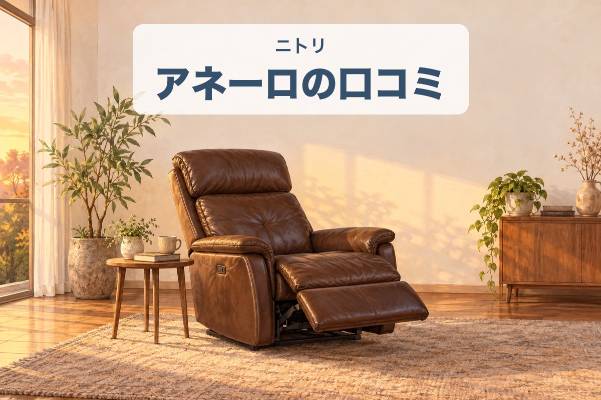 ニトリのアネーロの口コミ